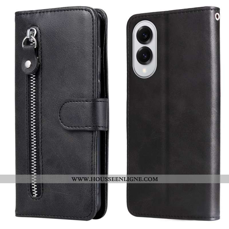 Housse Samsung Galaxy S25 Edge Pochette Zippée