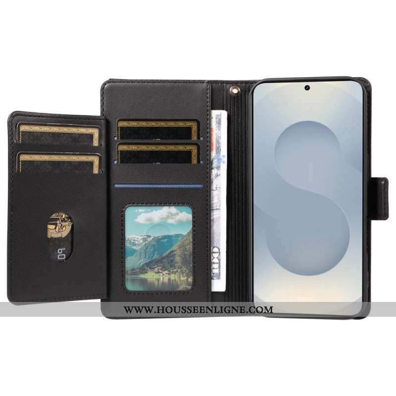 Housse Samsung Galaxy S25 Edge Porte-Cartes et Dragonne