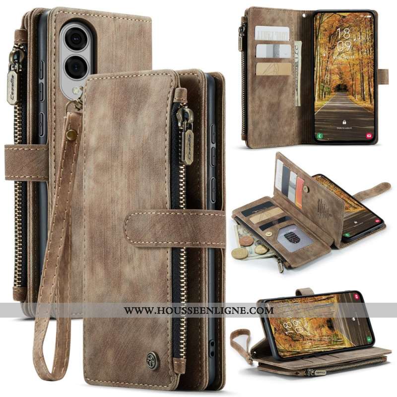 Housse Samsung Galaxy S25 Edge Portefeuille CASEME