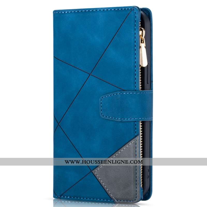 Housse Samsung Galaxy S25 Edge Portefeuille Design Losanges