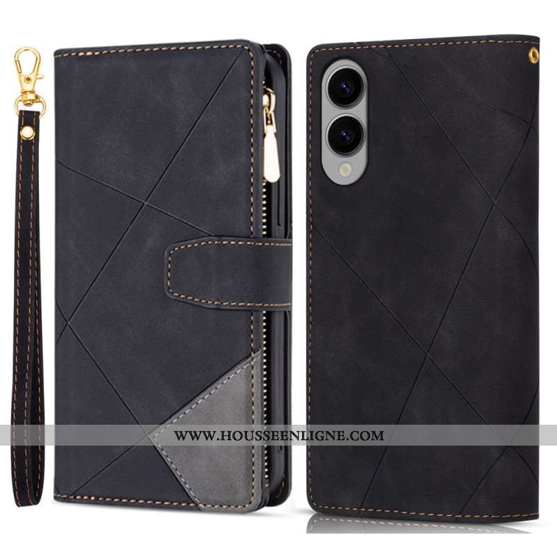 Housse Samsung Galaxy S25 Edge Portefeuille Design Losanges