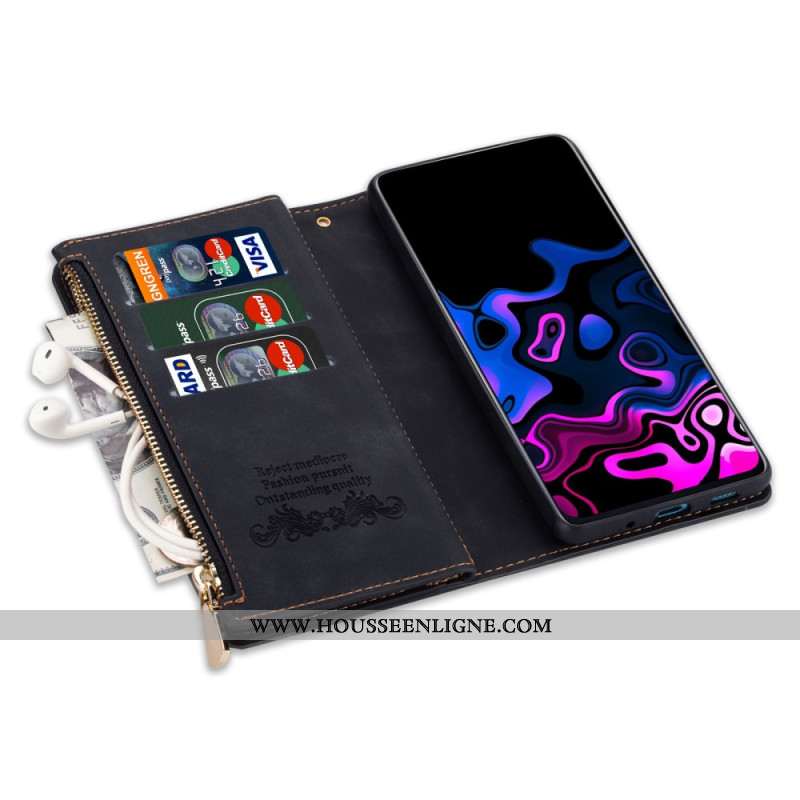 Housse Samsung Galaxy S25 Edge Portefeuille Design Losanges