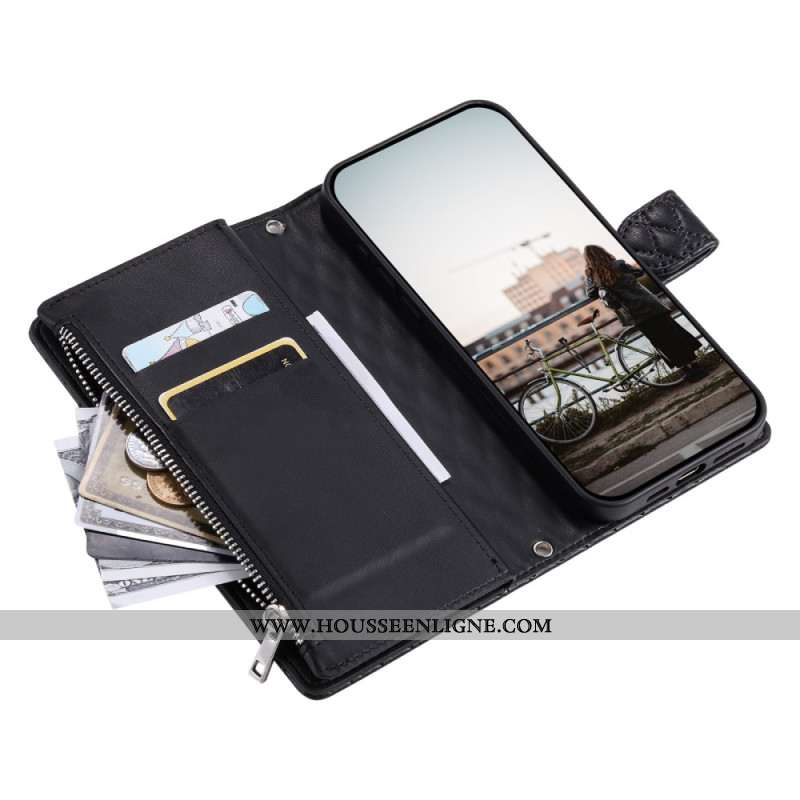 Housse Samsung Galaxy S25 Edge Portefeuille Matelassé