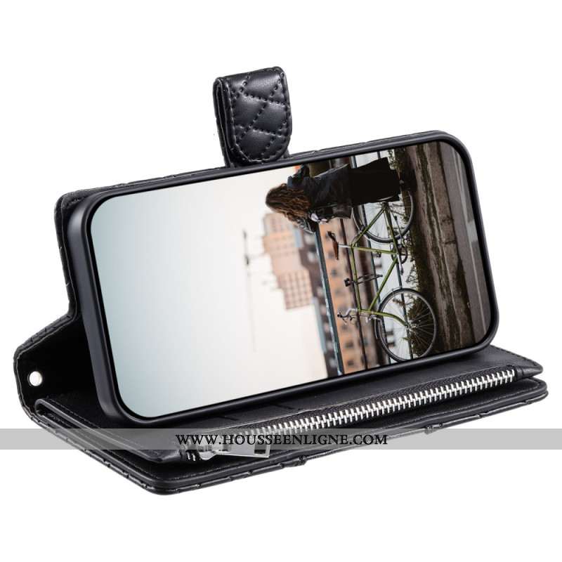 Housse Samsung Galaxy S25 Edge Portefeuille Matelassé