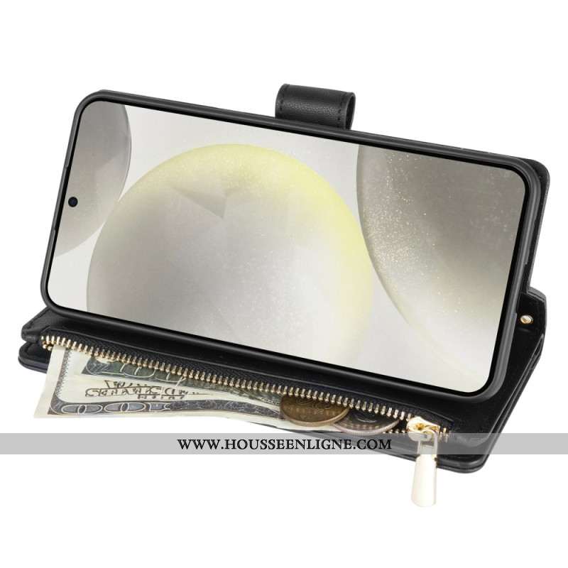 Housse Samsung Galaxy S25 Edge Portefeuille Matelassé