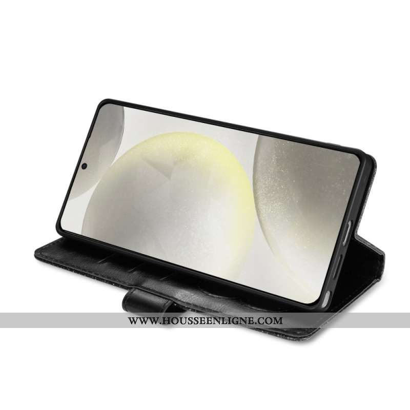 Housse Samsung Galaxy S25 Edge Portefeuille Paillettes