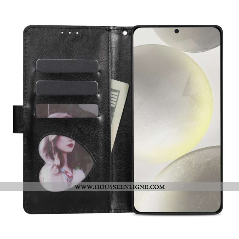 Housse Samsung Galaxy S25 Edge Portefeuille Paillettes