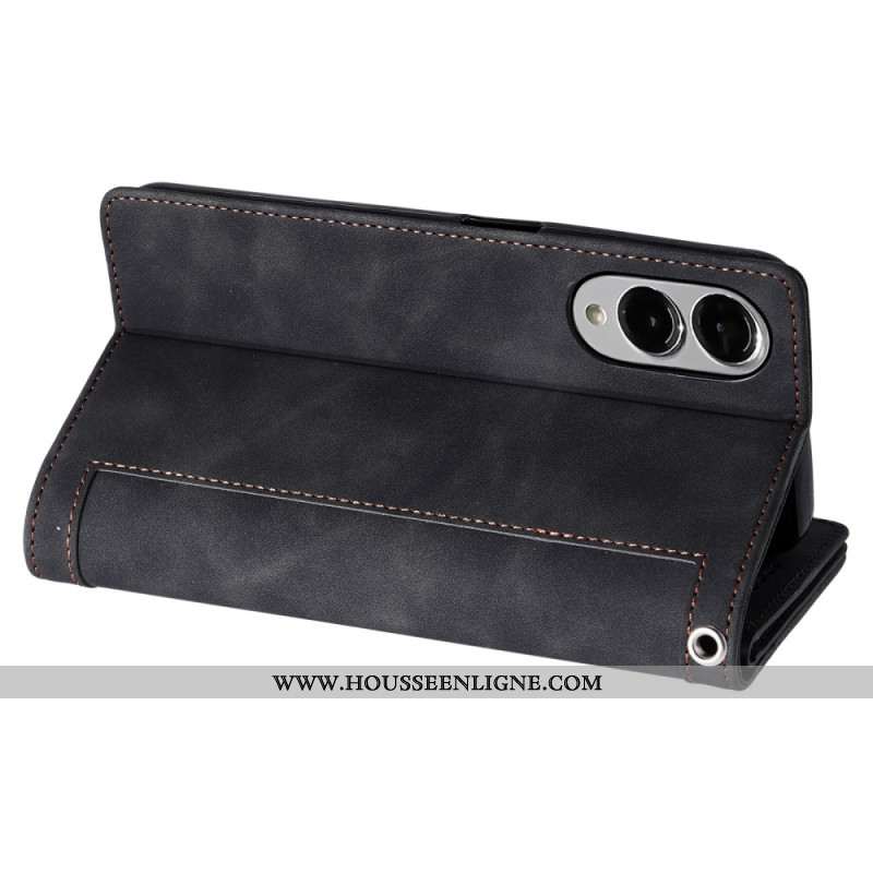 Housse Samsung Galaxy S25 Edge Portefeuille à Glissière