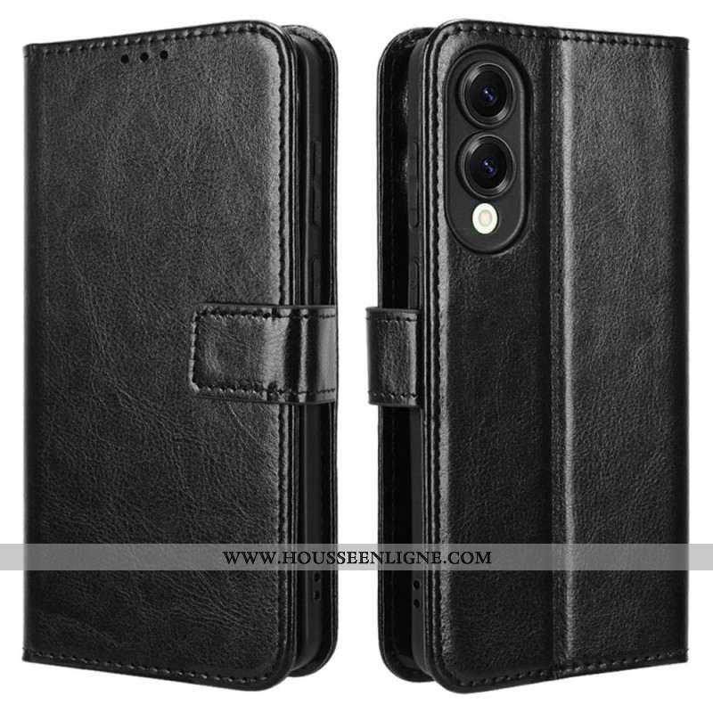 Housse Samsung Galaxy S25 Edge Simili Cuir Flashy