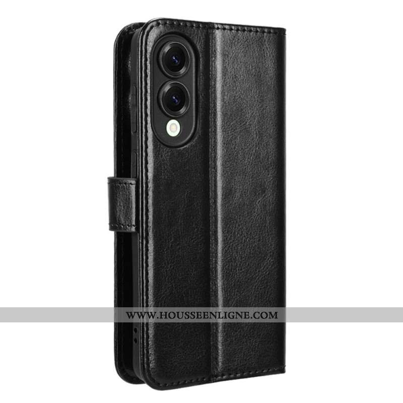 Housse Samsung Galaxy S25 Edge Simili Cuir Flashy