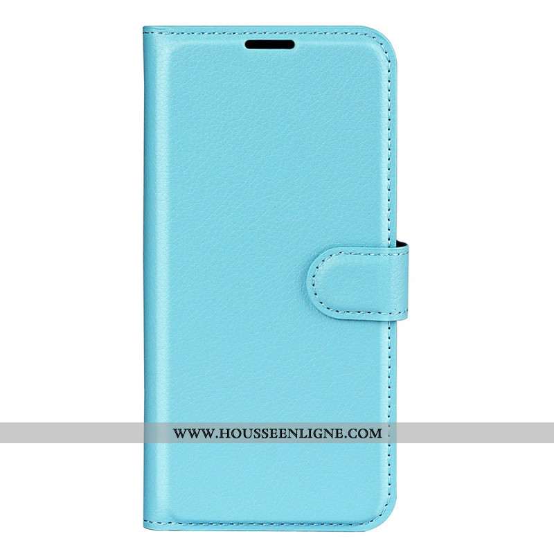 Housse Samsung Galaxy S25 Edge Simili Cuir Litchi