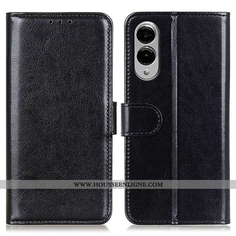 Housse Samsung Galaxy S25 Edge Simili Cuir Verni