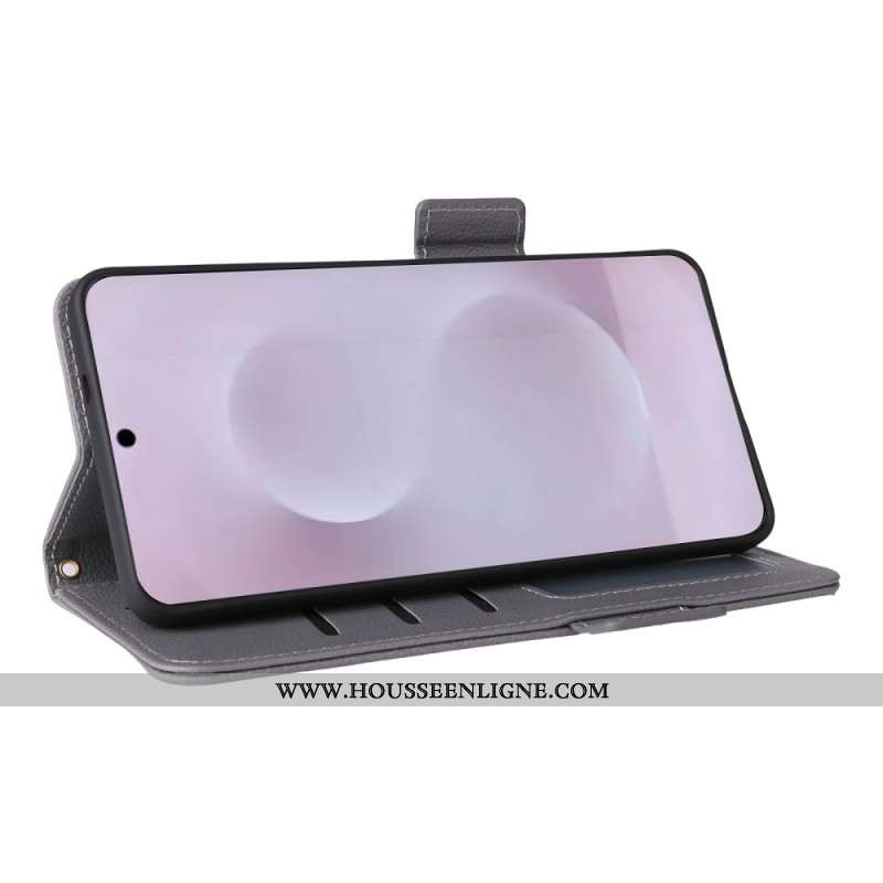 Housse Samsung Galaxy S25 Edge Simili Cuir à Lanière