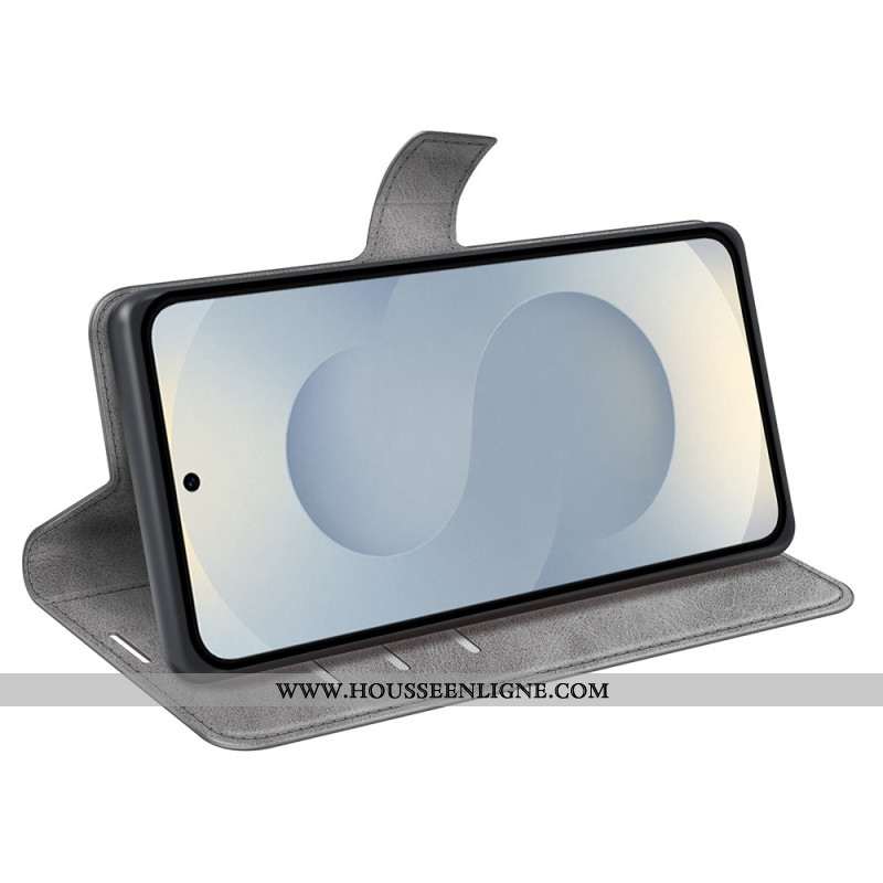 Housse Samsung Galaxy S25 Edge Style Cuir