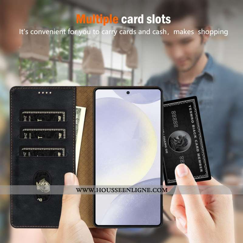 Housse Samsung Galaxy S25 Edge Style Vintage N.BEKUS