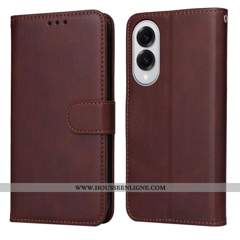 Housse Samsung Galaxy S25 Edge Texture Veau