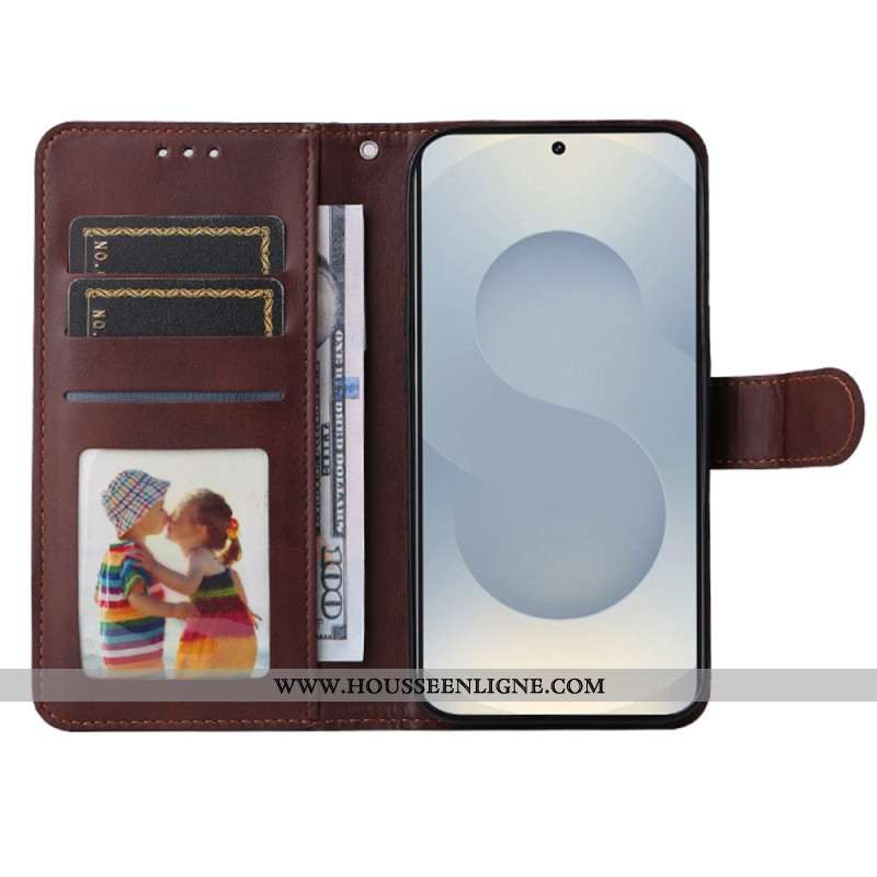 Housse Samsung Galaxy S25 Edge Texture Veau