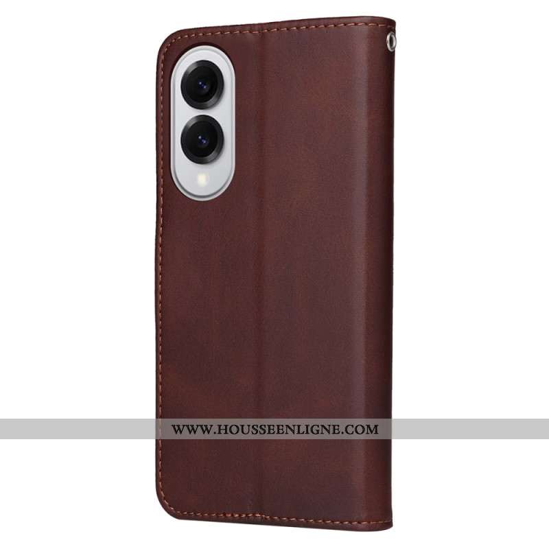 Housse Samsung Galaxy S25 Edge Texture Veau