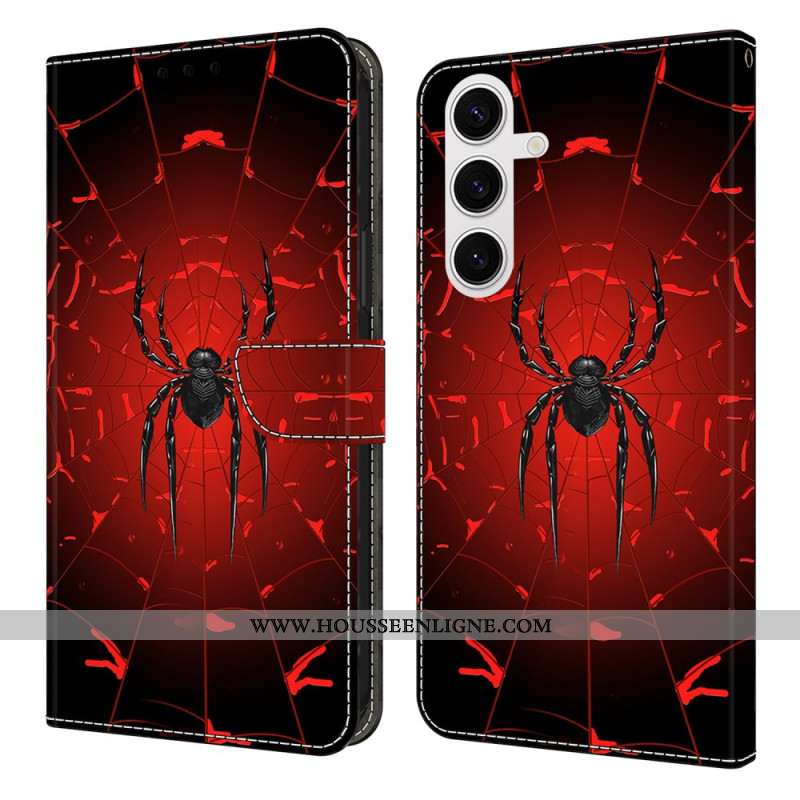 Housse Samsung Galaxy S25 FE Araignée noire