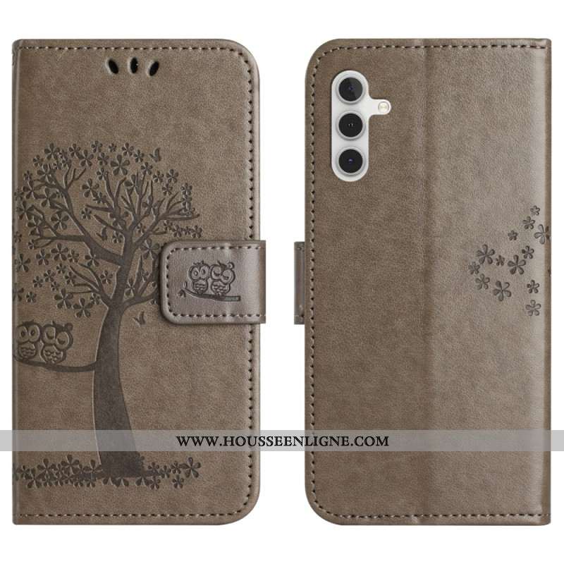 Housse Samsung Galaxy S25 FE Arbre et Hiboux