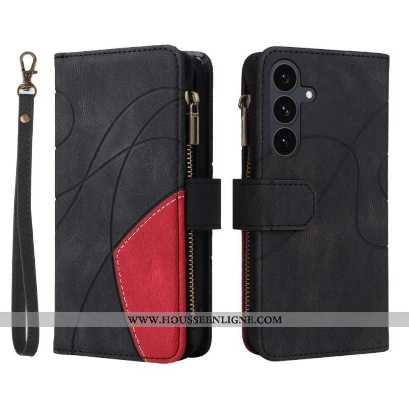 Housse Samsung Galaxy S25 FE Bicolore Ondulation