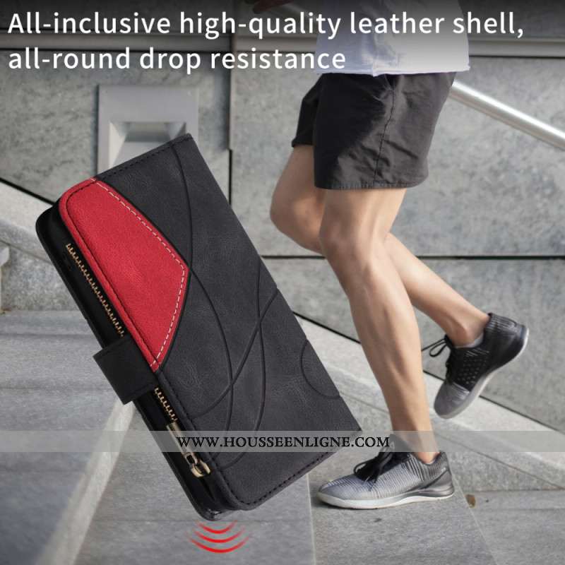 Housse Samsung Galaxy S25 FE Bicolore Ondulation