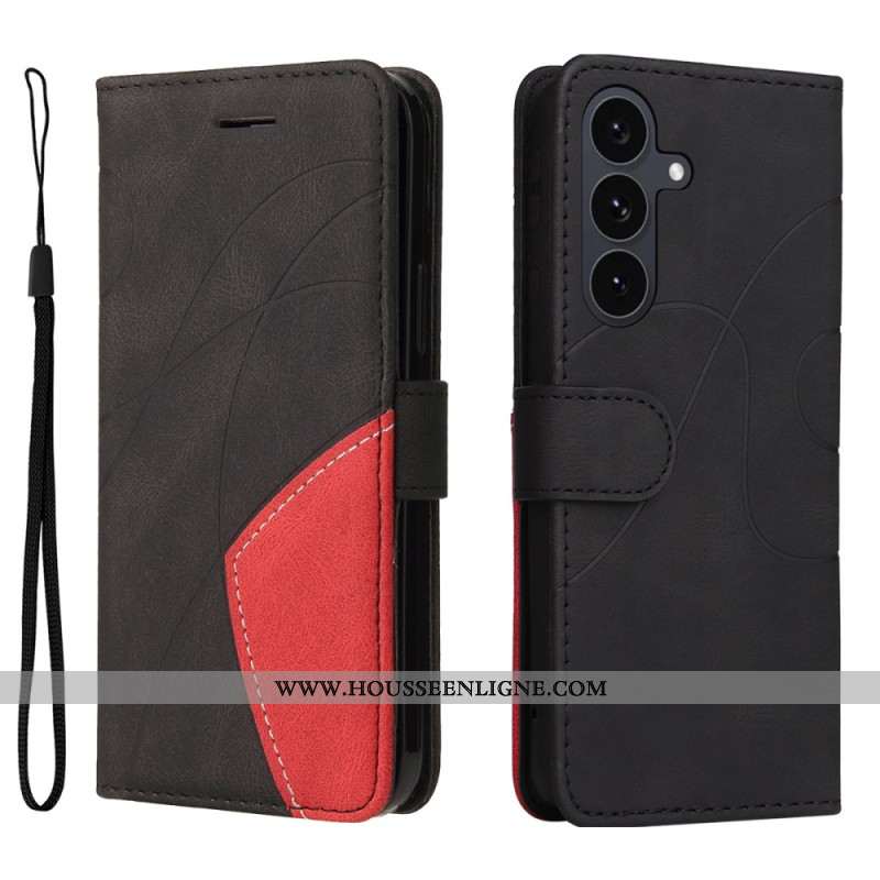 Housse Samsung Galaxy S25 FE Bicolore Ondulation