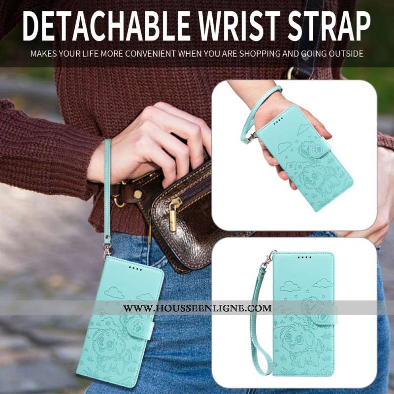 Housse Samsung Galaxy S25 FE Blocage RFID et Motif Chien