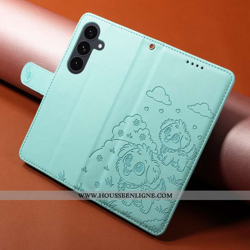 Housse Samsung Galaxy S25 FE Blocage RFID et Motif Chien