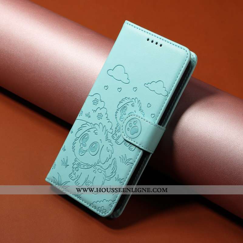 Housse Samsung Galaxy S25 FE Blocage RFID et Motif Chien