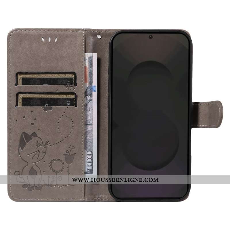 Housse Samsung Galaxy S25 FE Chat et Abeille