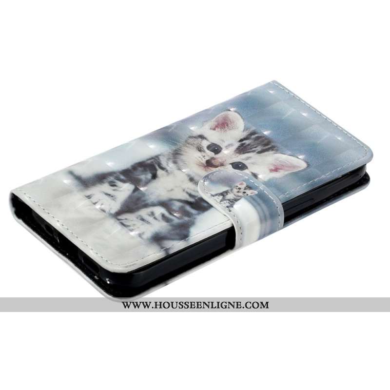 Housse Samsung Galaxy S25 FE Chaton à Lanière