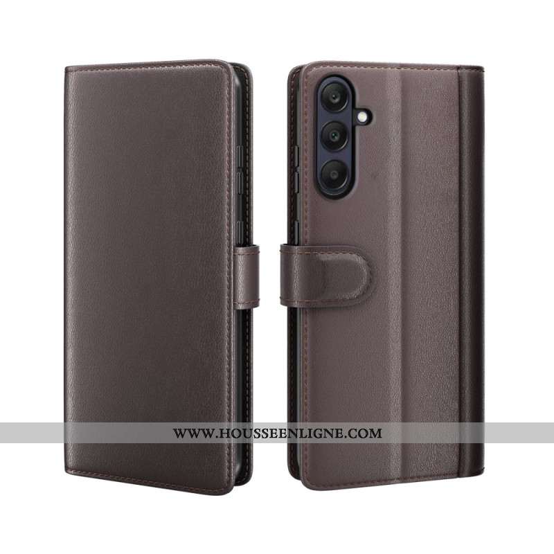 Housse Samsung Galaxy S25 FE Cuir Véritable