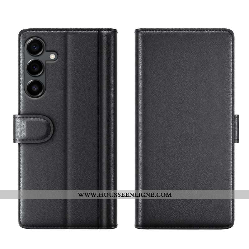 Housse Samsung Galaxy S25 FE Cuir Véritable