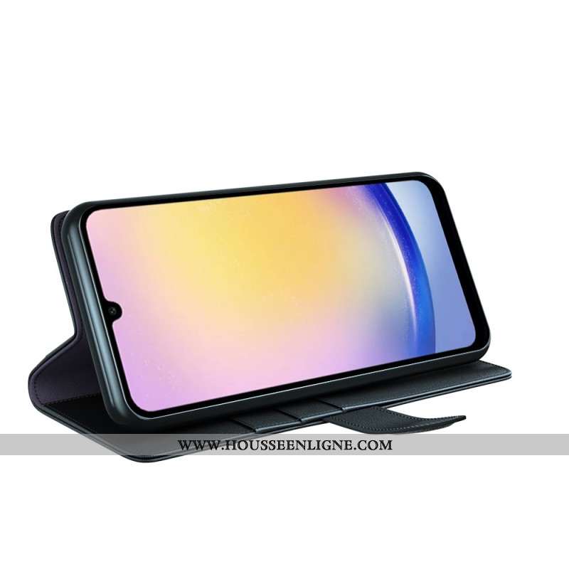 Housse Samsung Galaxy S25 FE Cuir Véritable