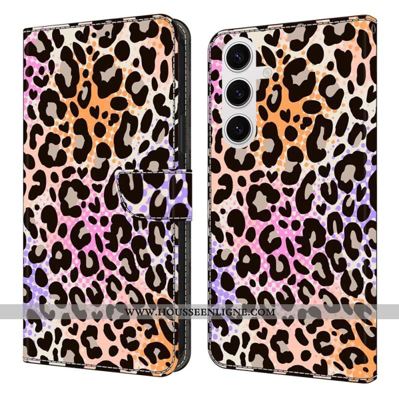 Housse Samsung Galaxy S25 FE Design Peau de Léopard
