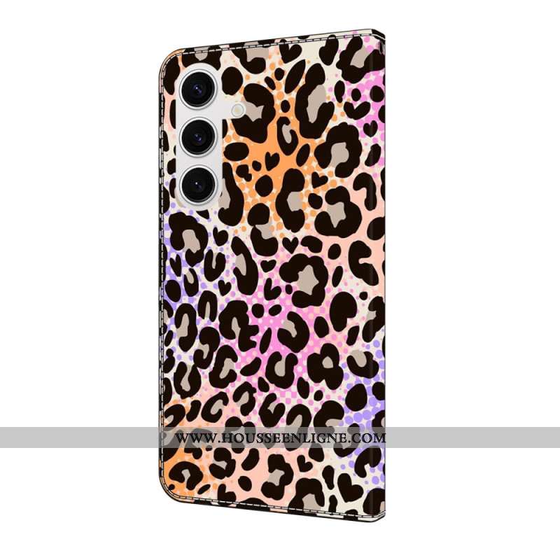 Housse Samsung Galaxy S25 FE Design Peau de Léopard