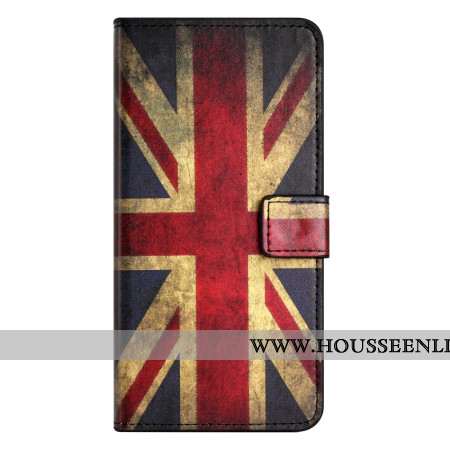 Housse Samsung Galaxy S25 FE Drapeau Anglais Vintage