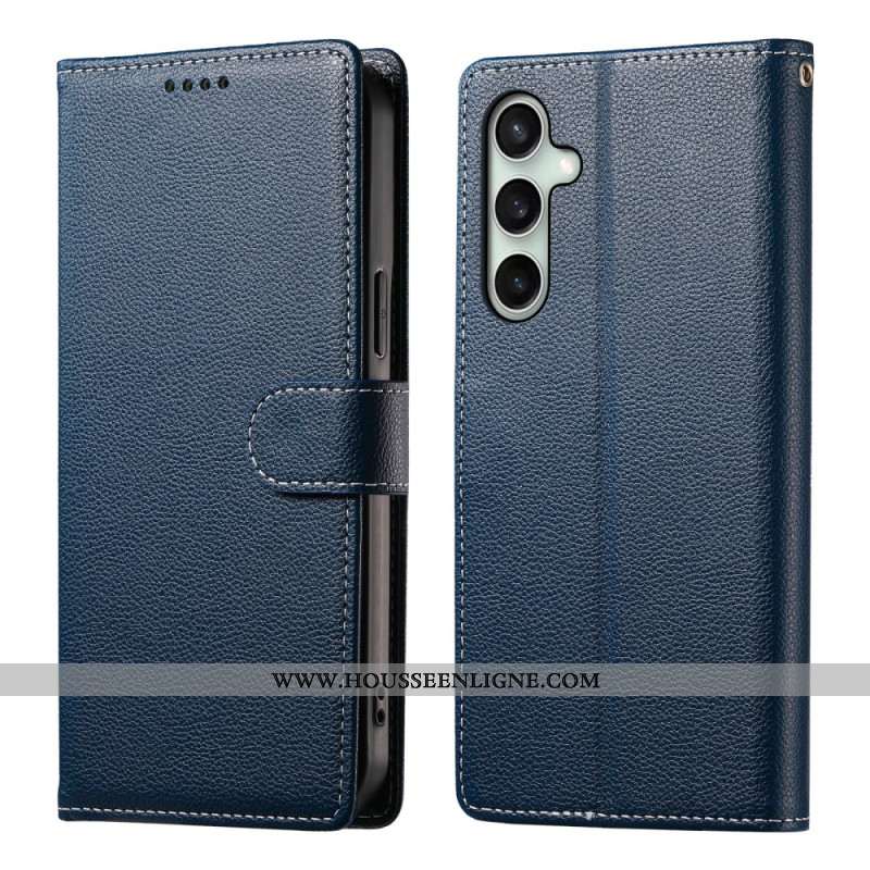 Housse Samsung Galaxy S25 FE Effet Cuir Uni