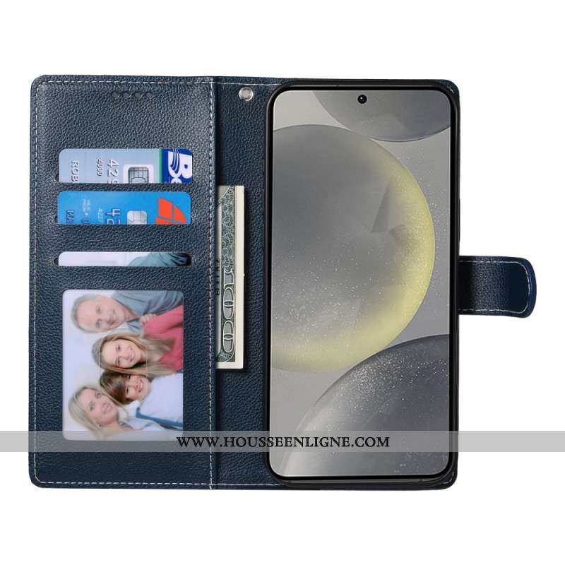 Housse Samsung Galaxy S25 FE Effet Cuir Uni