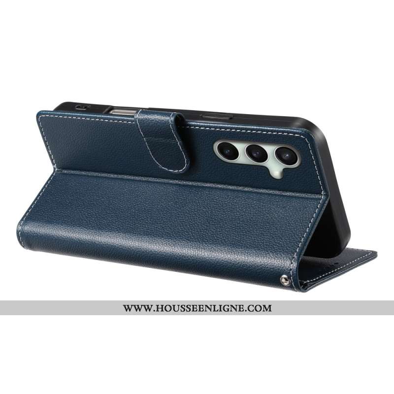 Housse Samsung Galaxy S25 FE Effet Cuir Uni