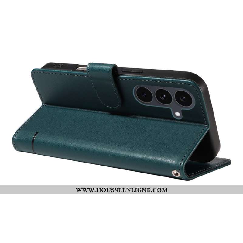 Housse Samsung Galaxy S25 FE Empreinte Chat à Lanière