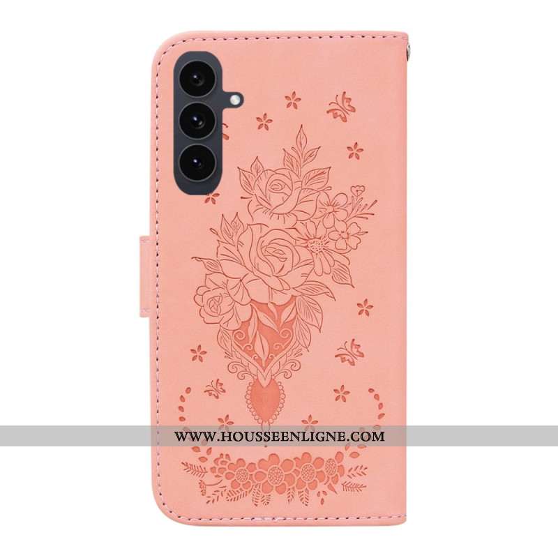 Housse Samsung Galaxy S25 FE Empreinte Roses