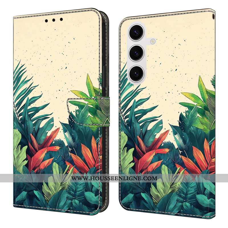 Housse Samsung Galaxy S25 FE Feuilles