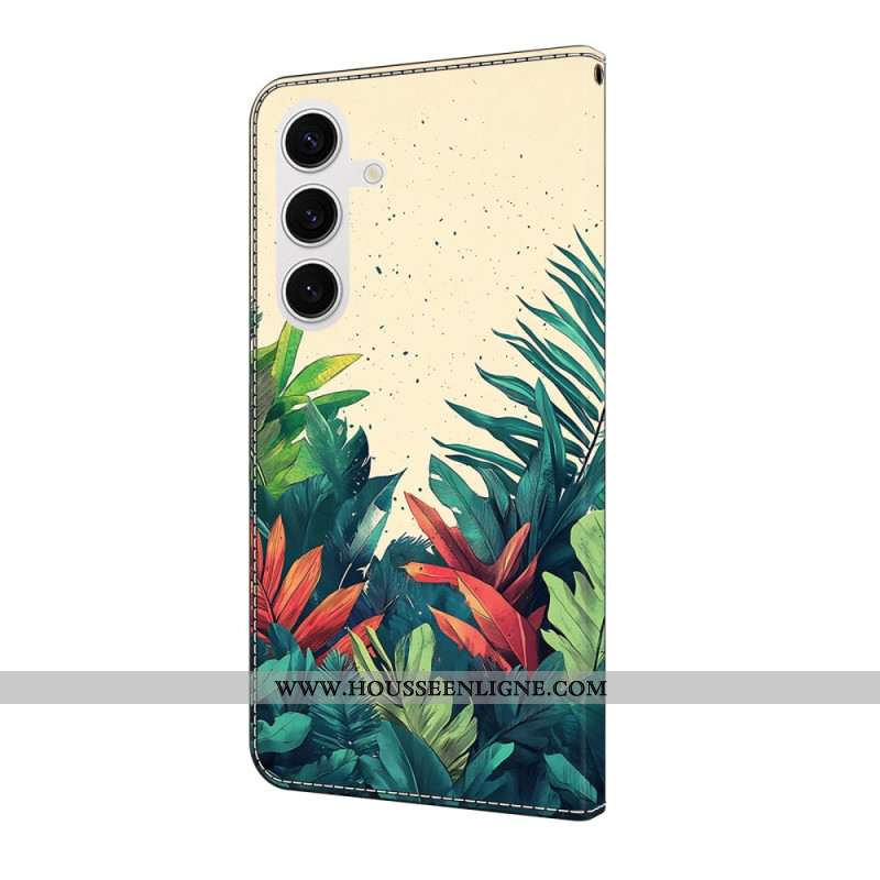 Housse Samsung Galaxy S25 FE Feuilles