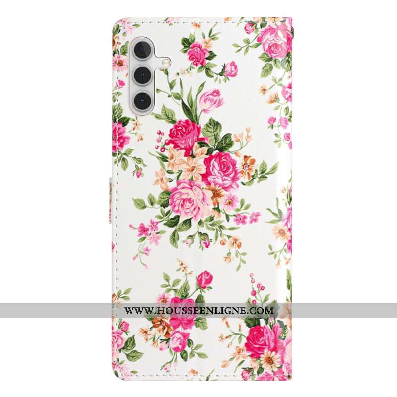 Housse Samsung Galaxy S25 FE Fleurs Liberty