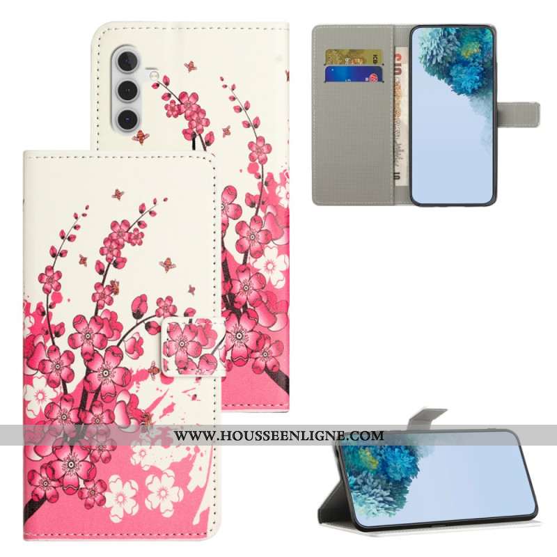 Housse Samsung Galaxy S25 FE Fleurs de Prunier