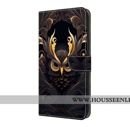 Housse Samsung Galaxy S25 FE Hibou Doré