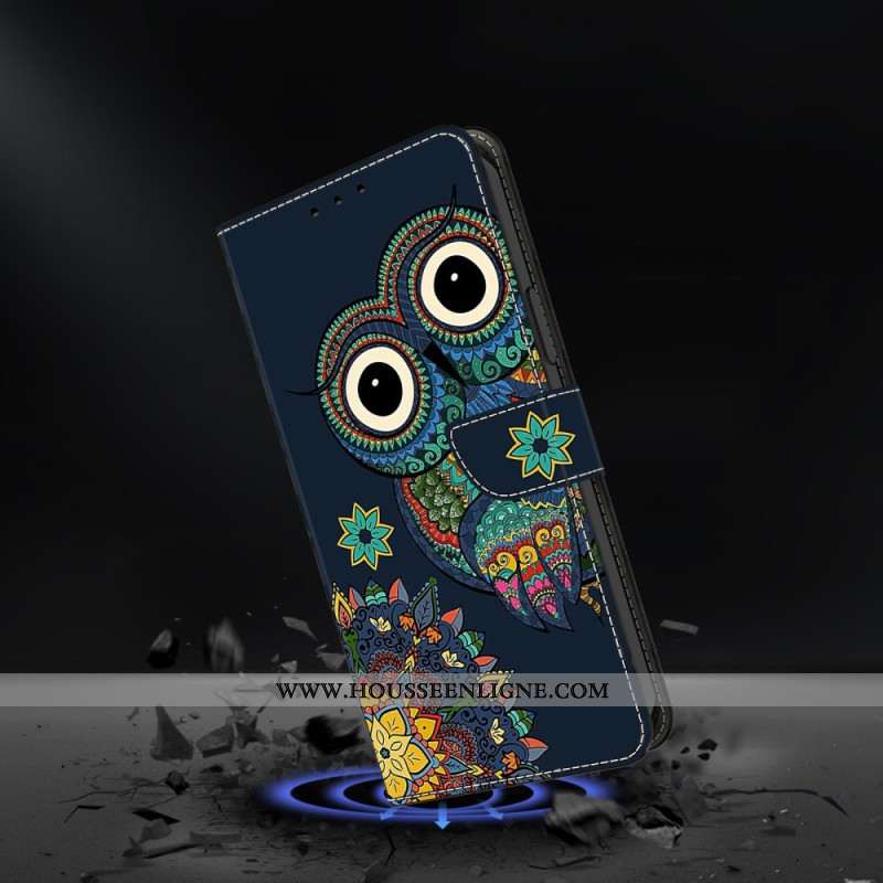 Housse Samsung Galaxy S25 FE Mandala Hibou