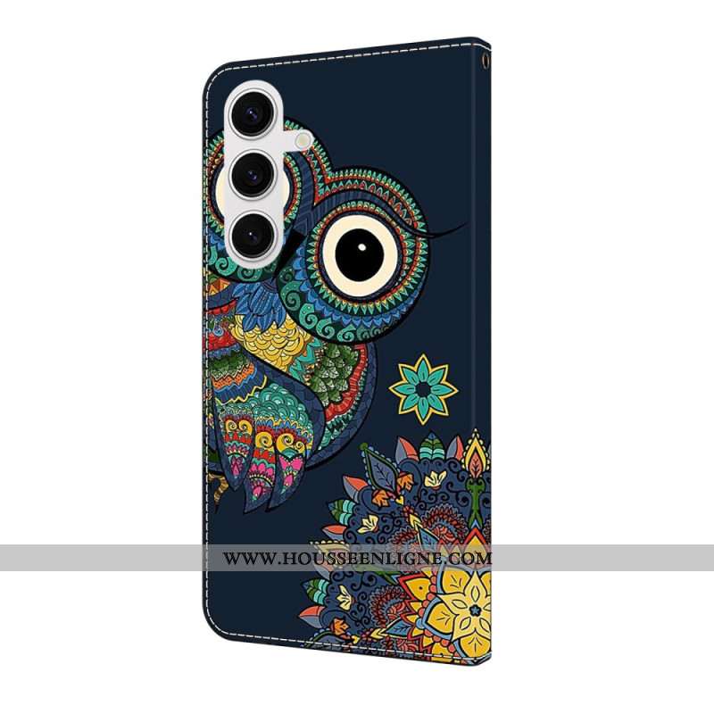 Housse Samsung Galaxy S25 FE Mandala Hibou